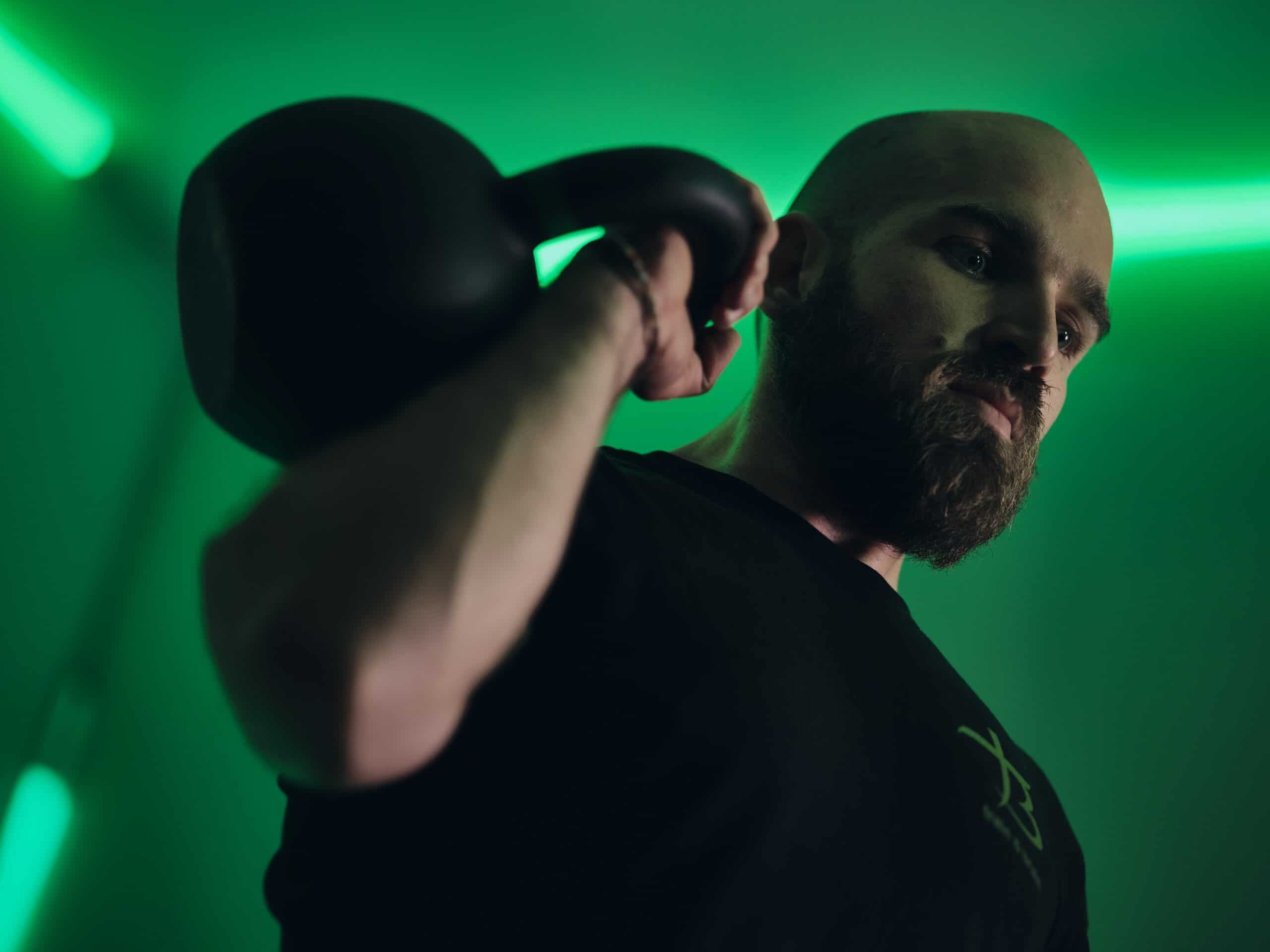 Tristan Brüderl beim Training in Salzburg